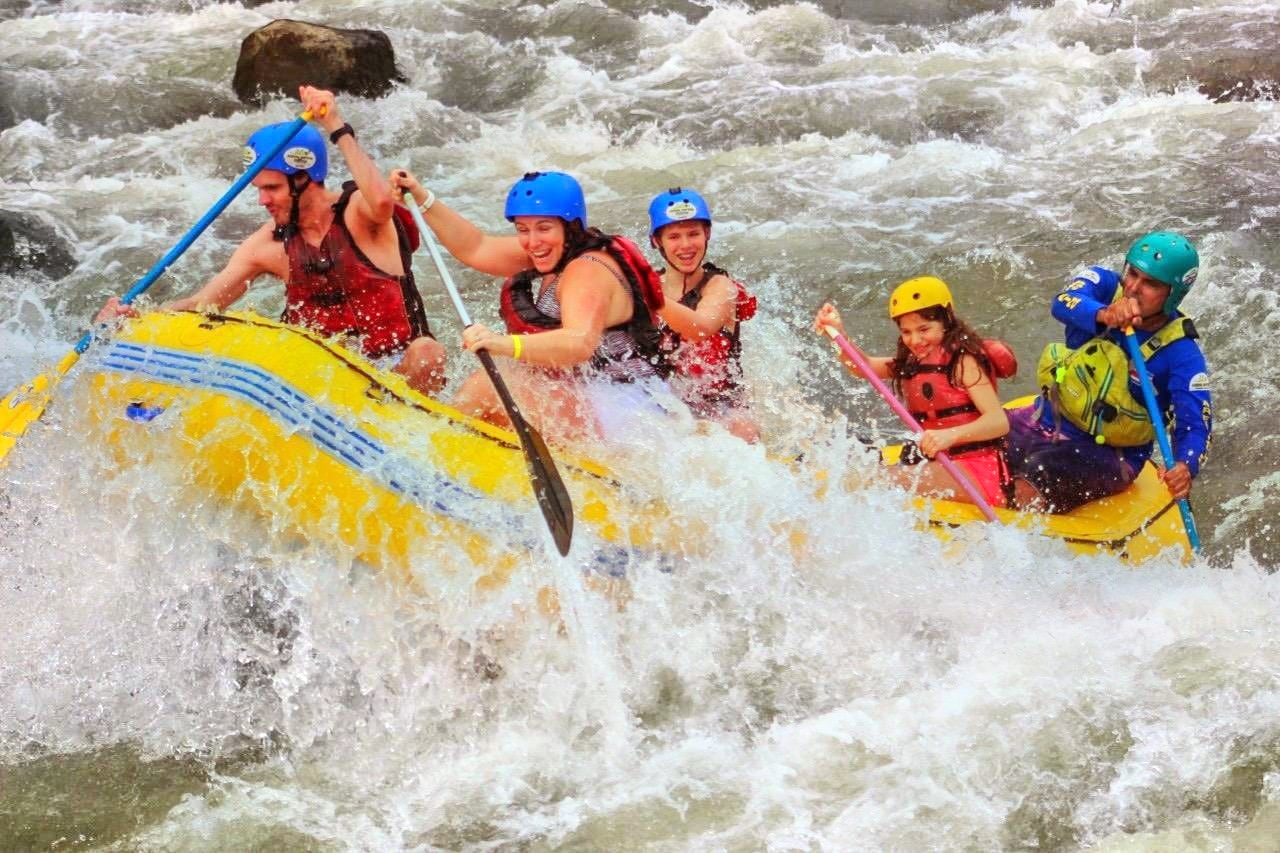 La emoción del rafting en Costa Rica