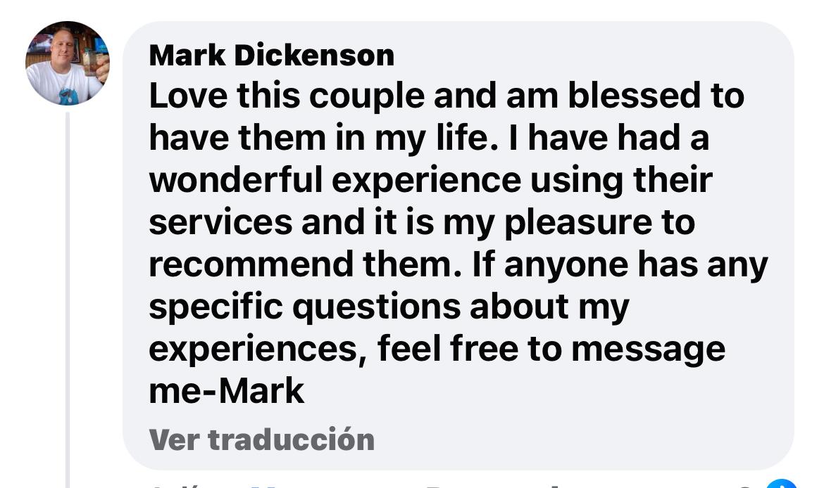 Testimonio de Mark Dickenson